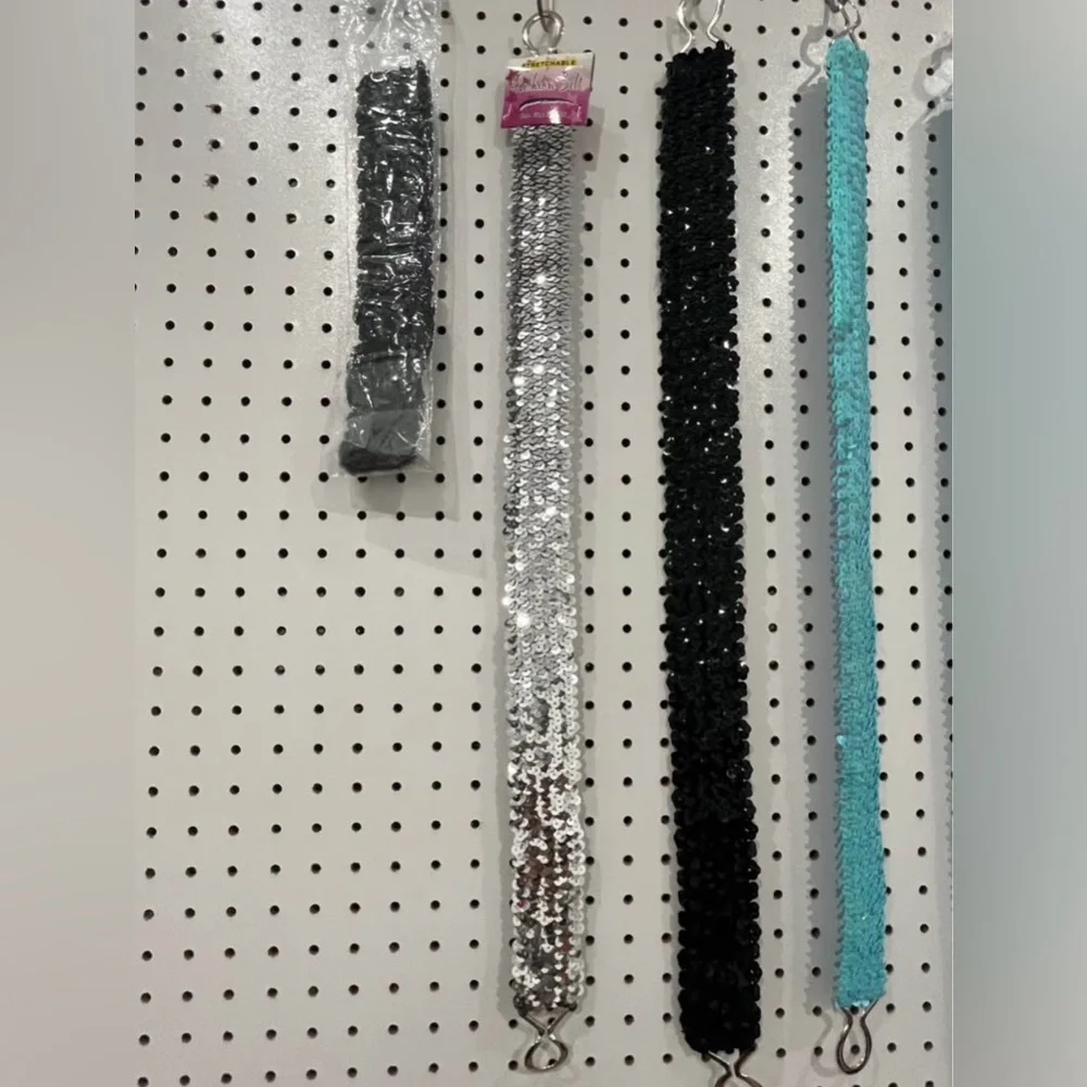 Lot of Various Sequin Waist Belts. Please‎ read description!